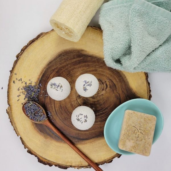 Be at Ease CBD Bath Bombs - Lavender - Image 3
